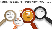 Sample Info graphic Presentation-Four Magnifying Glass